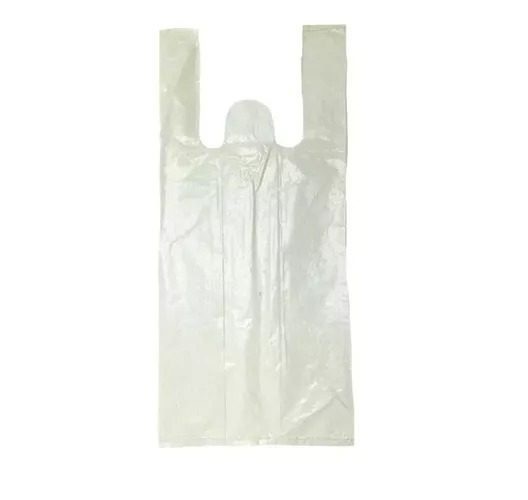 Sacola leitosa reciclada pacote com 5kg