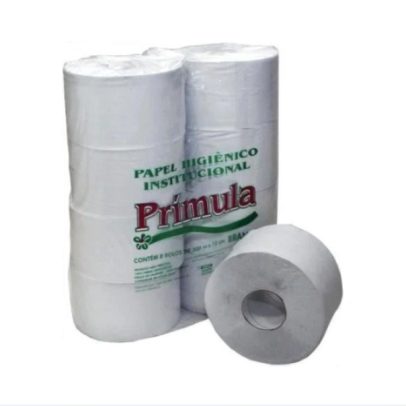 Papel higiênico rolão 8 un com 300 metros Prímula