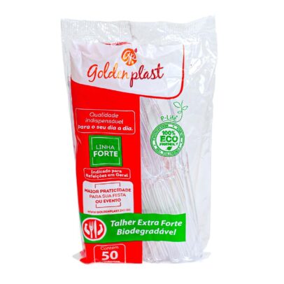 Faca refeição Master biodegradável c/ 50 un Goldenplast