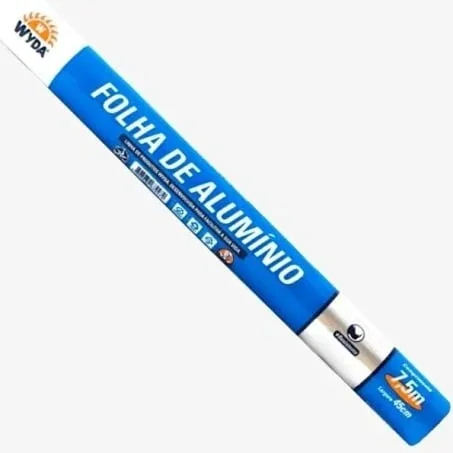 Papel de alumínio Wyda 45 cm x 7,5 metros